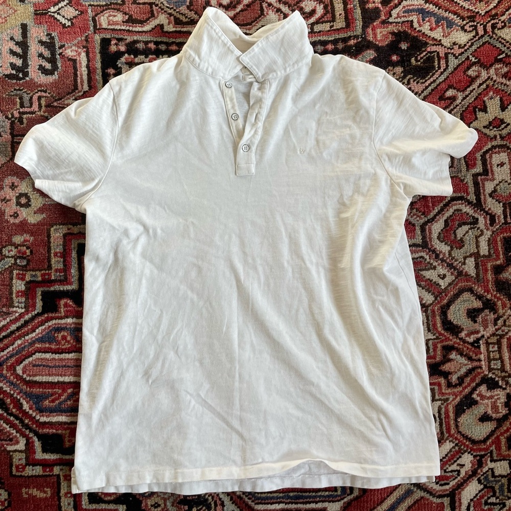 Rag & Bone Men’s White Polo